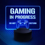 Gaming Do Not Disturb Night Light Gamer Gift For Boys Son Brother Birthday Gifts