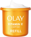 Olay Vitamin C Face Moisturiser Day Cream SPF 30 REFILL, Skincare with Niacinami