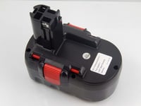 Batterie vhbw NiMH 3000mAh (18V) pour outil électrique outil Powertools Tools Bosch GST 18 V, PSB 18 VE 2, PSR 18 VE-2