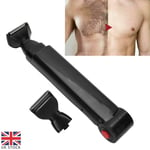 Electric Back Hair Shaver Remover Body Trimmer Self Groomer Shaving Tools
