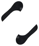 FALKE Men's Cool 24/7 M IN Cotton No-Show Plain 1 Pair Liner Socks, Black (Black 3000) new - eco-friendly, 8.5-9.5