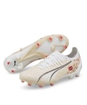Puma Womens Cloud Ultra 1.1 FG Football Boots - White - Size UK 7