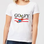 Disney Goofy By Nature Women's T-Shirt - White - M