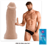 FLESHJACK DILDO Colby Keller Realistic 7.5 Inch Dildo SuperSkin Gay Anal Toy