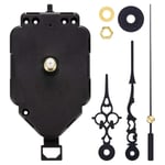 23 mm Kvartspendelurverk med Visare för DIY Klockreparation Ersättningsdelar Tillbehör Black