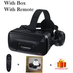Shinecon 3D VR lunettes réalité virtuelle Viar lunettes casque appareils casque intelligent lentilles pour téléphone portable Smartphones mobiles visionneuse - Type C With Remote