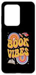 Coque pour Galaxy S20 Ultra Rainbow Book Vibes, lecture amusante pour les amateurs de livres vintage rétro