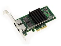 KALEA-INFORMATIQUE Carte contrôleur réseau 2 Ports Gigabit Ethernet sur Port PCIe x4 avec Chipset Intel I350-T2 (NHI350AM4)