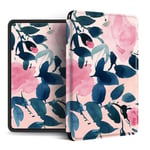 DRTWE Case Fit Kindle,Magnetic Cover For All New Kindle 2019 10Th Generation No.J9G29R Ink Flower Smart Auto Wake Sleep Soft Protective Case For Kindle E-Reader