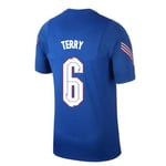 2020-2021 England Training Football Soccer T-Shirt (Blue) (John Terry 6)