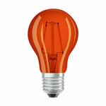 Osram E27/15W LED-lampa Deco, orange