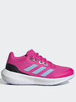 adidas Kids Runnning Runfalcon 3.0 Trainers - Pink, Pink, Size 10 Younger