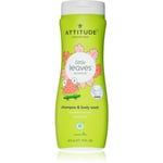 Attitude Little Leaves Watermelon & Coco Vaskegel og shampoo til baby 473 ml