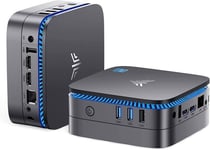 Mini PC NiPoGi Intel Twin Lake N150 16Go DDR4 RAM 512Go SSD, Windows11 Pro, WiFi 5, Bluetooth 4.2, Noir