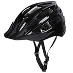 DUDUCHUN Bike Helmet,MTB Bike Climbing Skateboard Helmet,Lightweight Adjustable Breathable Helmet for Men Women Outdoor Sports Gear,Black,L (57~61cm)