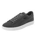 PUMA Unisex Smash V2 Low-Top Trainers, Castlerock-PUMA Black-PUMA White, 4.5 UK