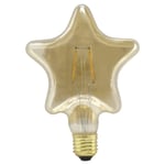 PR Home Shaped LED-Lampa Stjärna Guld