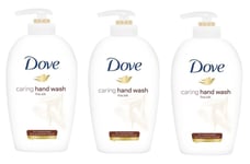 Dove Caring Hand Wash Fine Silk 250ml (( THREE PACKS ))