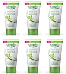 6 x SIMPLE Kind to Skin Moisturising Facial Wash (50ml) x 6 Pack