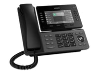 Snom D815w - Voip-Telefon - Ieee 802.11A/B/G/N/Ac (Wi-Fi) - 3-Riktad Samtalsförmåg - Sip, Sdp, Rtp, Rtcp, Rtcp-Xr, Ice, Sips, Sip Over Tls, Srtp, Srtcp - Gun Metal Black