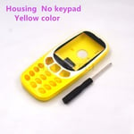 Couleur jaune - Boîtier D'origine Pour Nokia 3310 2017, Coque De Téléphone Portable Double Sim, Sans Clavier,