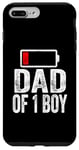 iPhone 7 Plus/8 Plus Dad of 1 Boy low battery from Son Father's Day Birthday Case