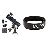 Celestron 31051 AstroMaster 130EQ Reflector Telescope Motor Drive & 94119-A 1.25 Inch Moon Filter