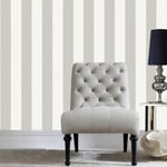 Superfresco Easy Paste the wall Calico Stripe Brown/ Natural  Texture Wallpaper