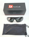 Bolle Sunglasses Anaconda 10339 Shiny Black Grey, With Case.