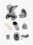 egg3 Pushchair, Carrycot & Accessories with Egg Shell Car Seat and Base Luxury Bundle