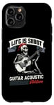 Coque pour iPhone 11 Pro Guitar - Guitariste Guitare Acoustique