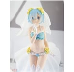 Vinyl Figurines Action Zero Ram Rem Wedding Dress Girl Pvc Action Figure Toy Anime Figures Collection Model Gift-A Height Approx20CM. Best Gift for Kids Adults and Anime Fans