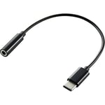 Renkforce Audio Câble Adaptateur [1x USB 3.0 mâle Type C - 1x Jack Femelle 3.5 mm]