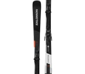 S/Max X7 Ti alpinskidor Unisex Black/Neon Red/Chrome 175