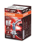 Osram H7, Generation, 150% More Brightness, Halogen headlamp, 64210NL, 12V, Passenger car, Folding Box (1 lamp), Night Breaker Laser Next Gen
