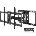 VEVOR Full Motion TV Mount Fits for Most 37-90 inch TV with 4 Articulating Arms