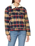 Levi's Women's Trucker Jacket, Wool Plaid, L