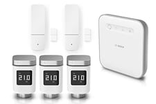 Bosch Smart Home Heating and Comfort Set, 3x radiator thermostat II, 2x door/window contact II, 1x controller II