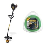 McCulloch TrimMac Petrol Grass Trimmer with UNIVERSAL NLO013 Low Noise Trimmer Line
