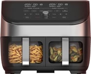 Instant Vortex plus Dual Air Fryer with Large Double Air Frying Drawers and 8 Sm
