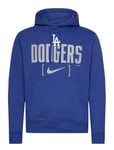 Los Angeles Dodgers Men's Nike Mlb Club Slack Fleece Hood Tops Sweat-shirts & Hoodies Hoodies Blue NIKE Fan Gear