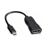 V7 - UCDP-BLK-1E Adaptateur USB-C(m) vers Displayport(f) Noir