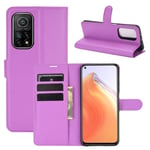 Xiaomi 11T PU Wallet Case Purple