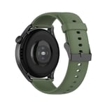 Huawei Watch GT2 Pro / GT 42mm - Silikon klockarmband 22 mm Mörkgrön