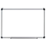 Whiteboard magnettavla skrivtavla väggtavla anteckningstavla med aluminiumram 90 x 60 cm