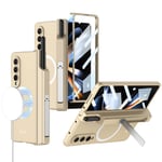 GKK Samsung Galaxy Z Fold 4 Kuori MagSafe Kulta