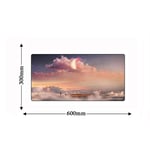 Computer Pad 600 * 300Mm Locking Edge Large Oil Art Painting Gaming Keyboard Computer Mousepad Anime Notebook Tablet Mouse Pad Desk Cushion Mat 15