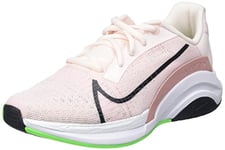NIKE Women's W Zoomx Superrep Surge Sneakers, Light Soft Pink White Black Green Strike, 3.5 UK