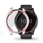 ENKAY Hat-Prince Garmin Venu 2/Vivoactive 4 Skal i TPU - Rosa