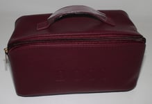 Hugo Boss Parfums Toiletries Wash Bag Men's Shave Travel Pouch Wine Red Burgundy